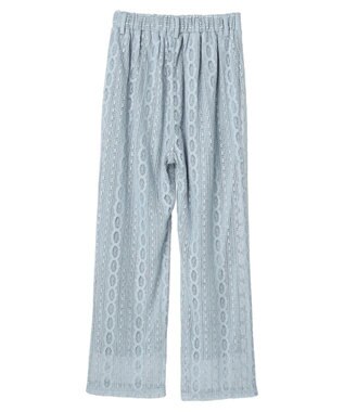 earth music&ecology フラワーレースパンツ Sax