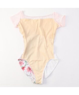 Chacott 【MAY NAGAHISA】キャップスリーブレオタード ラズベリープリント