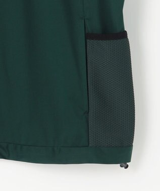 23区GOLF 【MEN】エアリージャージストレッチベスト ダークグリーン系