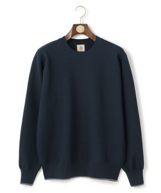 J.PRESS MEN 【WEB・一部店舗限定】クルーネックカノコ ニット ネイビー系