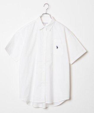 WEGO USPOLOハーフスリーブシャツ ホワイト