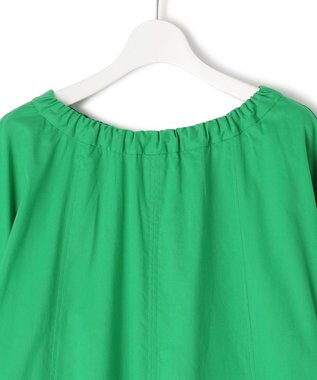 J.PRESS YORK STREET 【WOMEN】バイカラー ワンピース グリーン系1