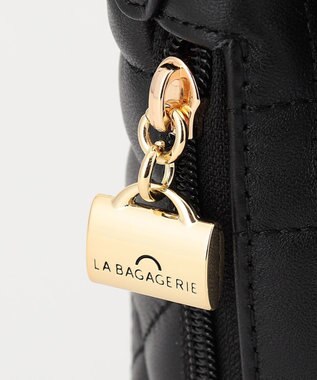 LA BAGAGERIE シープキルティング　2WAYショルダー ブラック