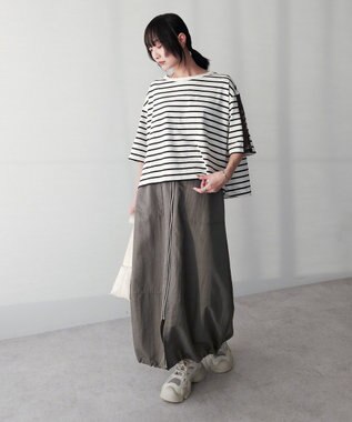 Green Parks 今年っぽチュールドッキングプルオーバー Border