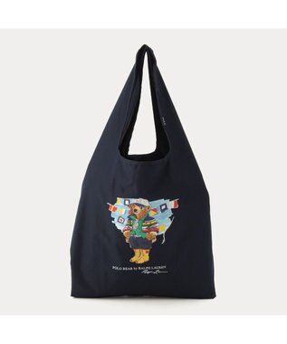 MOONBAT POLO RALPH LAUREN(ポロ ラルフローレン) SEASON BEAR ポロベア ポケッタブル レインバッグ 無地