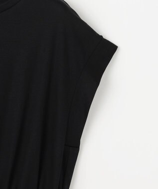 ANY SIS 【洗える】チェックドッキング ワンピース ブラック