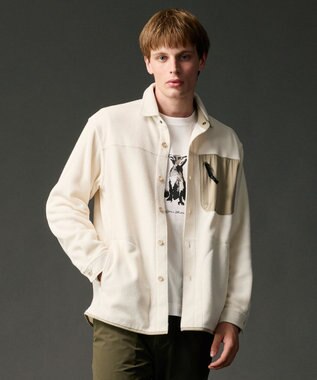 JOSEPH ABBOUD MOUNTAIN 【テーム・ヤルヴィモチーフ】プレーティング天竺 ロングTシャツ ホワイト×キツネ