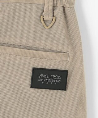 23区GOLF 【MEN】機能に優れた新素材「AIR TOOL」テーパードパンツ ベージュ系