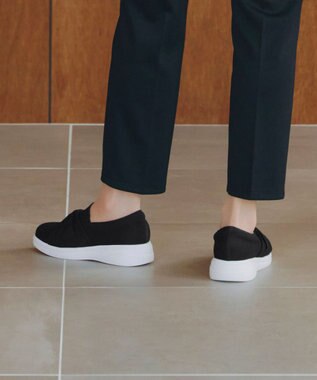 Tiaclasse 【安田美沙子さん着用】キャンバスリボンスリッポン ブラック