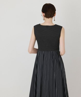GRACE CONTINENTAL カットソーコンビワンピース ストライプ