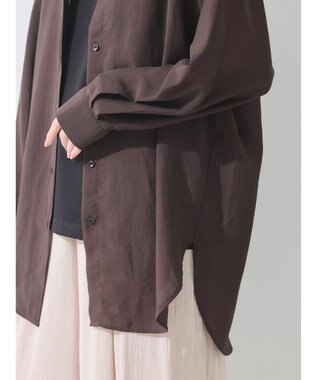 earth music&ecology シアーシャツ Brown