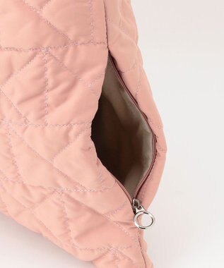 LA BAGAGERIE 【maison vert】 【超軽量！】キルティングトライアングルトートバッグ ピンク