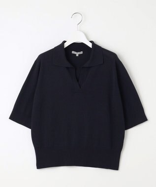 23区 【Indian Factory】スキッパールーズ ニット ネイビー系