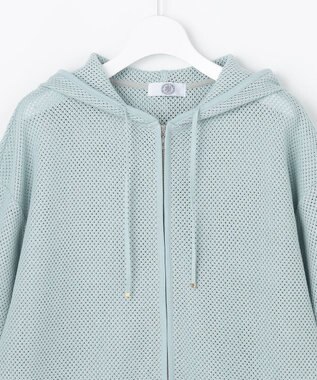 J.PRESS LADIES L ラッセルレース パーカー ダルブルー系