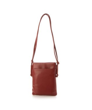 LA BAGAGERIE ミニ財布付き サイドノットショルダー レッド