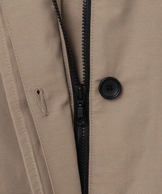 組曲 S 【WEB限定】フード付きライトブルゾン モカカーキ系