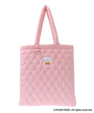Green Parks ムジークタイガー/カラーキルトトートBAG Pink