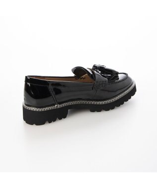 MODE ET JACOMO <MODE ET JACOMO>厚底タッセルローファー ブラックエナメル
