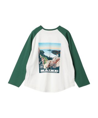 AMERICAN HOLIC ラグランフォトプルオーバー／ＰＥＡＮＵＴＳ Green