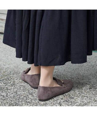 ing <ing>【WEB限定】【レイン対応】ビットローファー ダークブラウンスエード