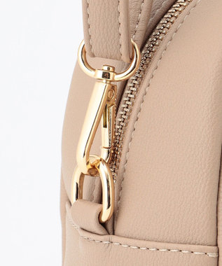 UNBILLION cachecache / WEB限定2wayラウンドミニボストンバッグ ベージュ