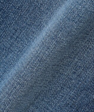 ANY 【洗濯機可/ウエストゴム/ストレッチ】ストレートデニムパンツ インディゴ