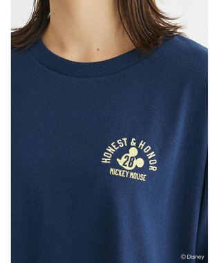 Green Parks Ｄｉｓｎｅｙ／バックプリント刺繍ロンＴＥＥ Navy