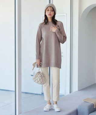 Tiaclasse キルティング巾着ショルダーバッグ アイボリー