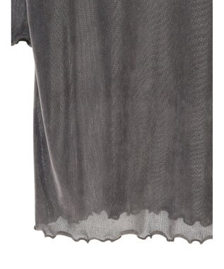 AMERICAN HOLIC シアーベロアＴシャツ Gray