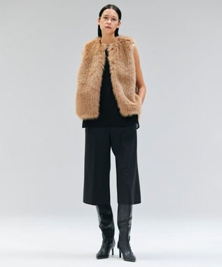 BEIGE， 【Precious 11月号掲載】ELSA / フェイクファージレ Taupe