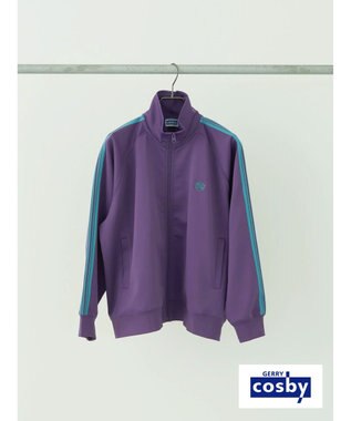 earth music&ecology Ｃｏｓｂｙ×ｅａｒｔｈ　トラックジャケット Deep Purple