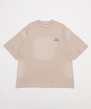 WEGO 【ユニセックス着用ITEM】バックスタッズグラフィックT（SS） ベージュ