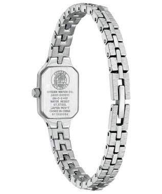 CITIZEN 【小さくて可愛い】アンティークな雰囲気 13.7mm 光発電エコ・ドライブ シルバー
