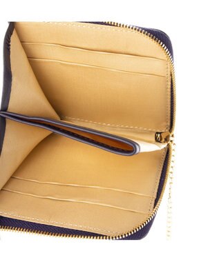 LA BAGAGERIE ミニ財布付き サイドノットショルダー パープル