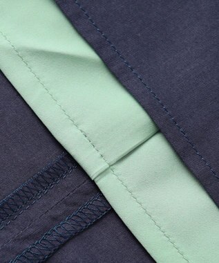 J.PRESS YORK STREET 【WOMEN】バイカラー ワンピース グリーン系1