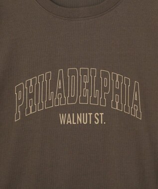 AMERICAN HOLIC 【マルチ機能】カレッジロゴＴシャツ Brown