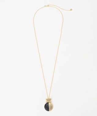 自由区 バイカラーオリエンタル ネックレス マットゴールド×黒