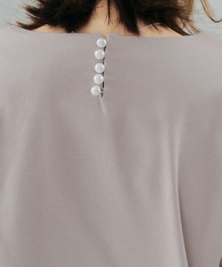 Tiaclasse 【UVケア・接触冷感】“あまラク” タックパフスリーブカットソートップス グレージュ