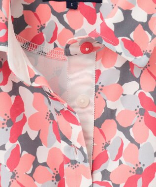 23区GOLF 【WOMEN】【吸水速乾・UVケア】ＳＡＫＵＲＡモチーフプリント 半袖シャツ ピンク系5