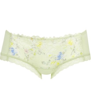 WACOAL ボーイレングス ショーツ 【リボンブラ 脇すっきり】 BRB433とペア はきこみ丈あさめ ナイロンベア天竺素材(バック) レディース PRA633 /ワコール