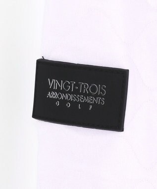 23区GOLF 【MEN】ウェーブキルトジャガードプルオーバー ホワイト系