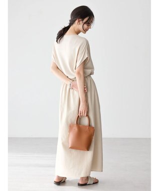 AMERICAN HOLIC リネンブレンドフレアスカート1 Light Beige