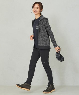 JOSEPH ABBOUD MOUNTAIN 【UNISEX】ミラウェーブストレッチ レギンスパンツ ブラック系