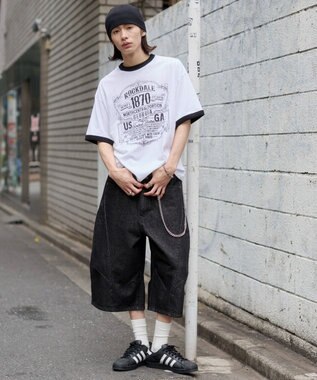 WEGO 【ユニセックス着用ITEM】グラフィックネップT（SS） ホワイト