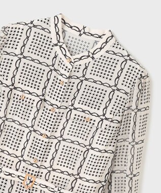 GRACE CONTINENTAL チェーンチェックプリントワンピース キナリ