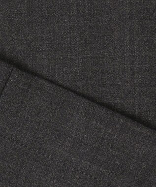 23区 L 【洗える】TWマットクロス テーラード ジレ チャコール系
