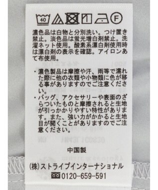 earth music&ecology 袖シアーレースプルオーバー Grayish Blue