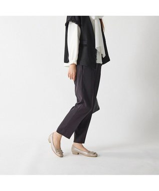 Riz raffinee <Riz raffinee>モチーフ金具付バレエパンプス ベージュメタリック