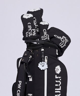 PW CIRCULUS 【UNISEX】軽量で丈夫  ポリエステルアイアンカバー ゴルフ ブラック系