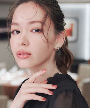 Tiaclasse 【安田美沙子さん着用・金属アレルギー対応】リボンフープピアス シルバー